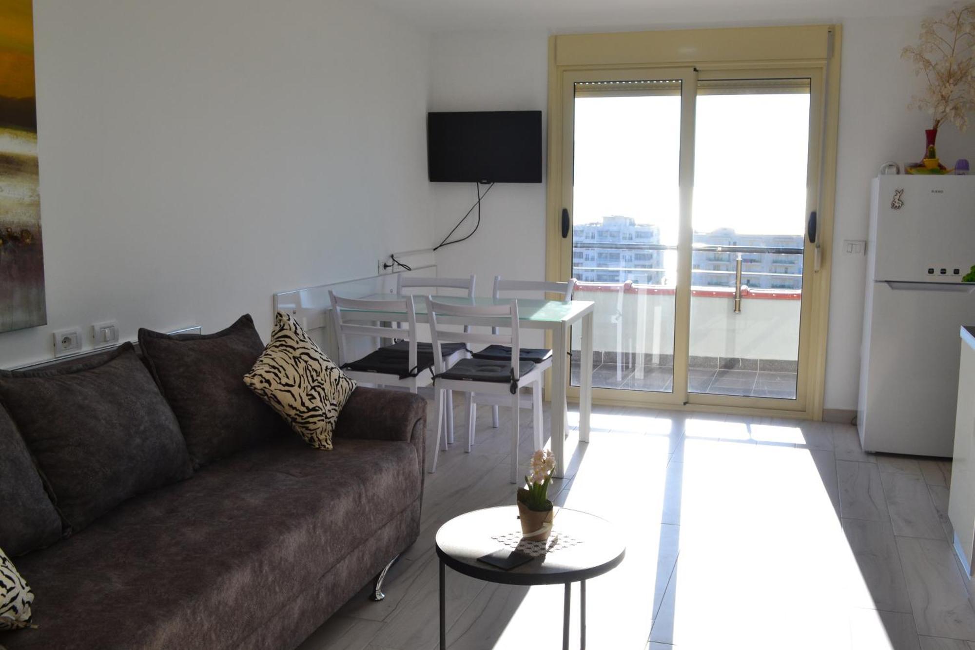 Seaview Penthouse Terrace & Garage Apartment Vlore Exterior photo